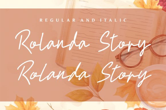 Rolanda Story Font Poster 11