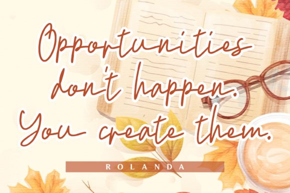 Rolanda Story Font Poster 5