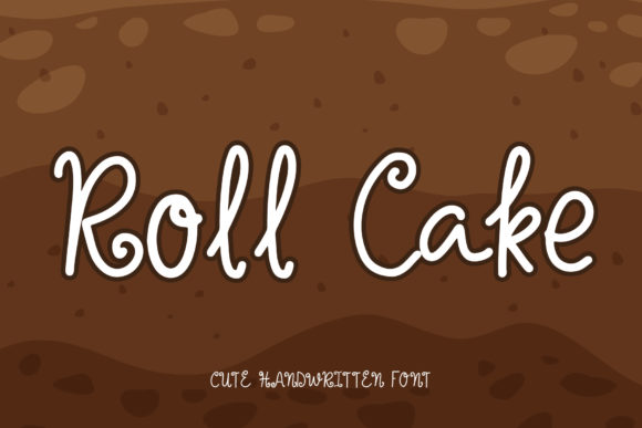 Roll Cake Font Poster 1