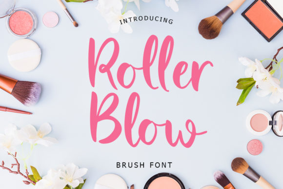 Roller Blow Font Poster 1