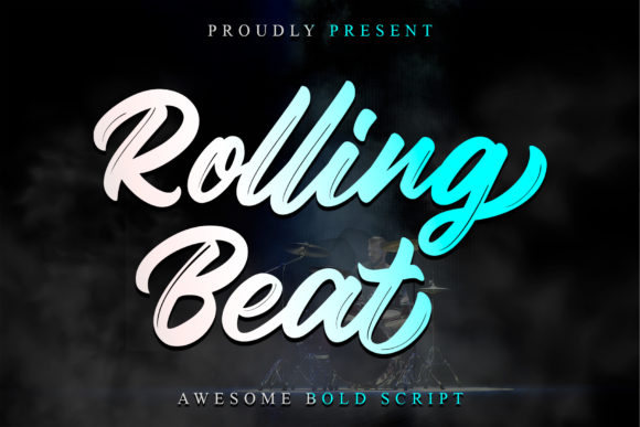 Rolling Beat Font Poster 1