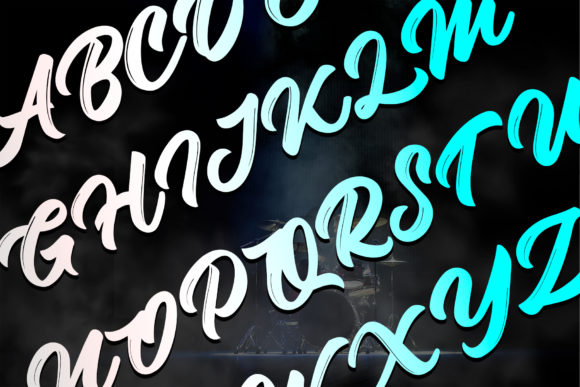 Rolling Beat Font Poster 12