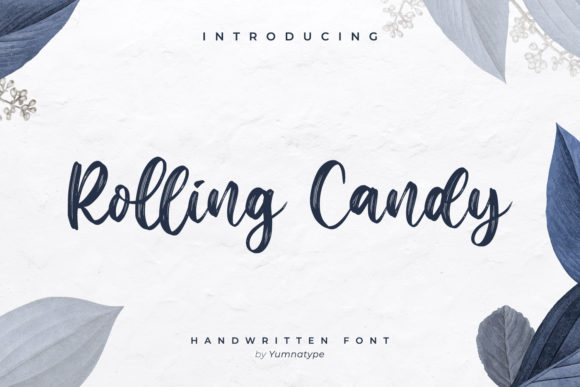 Rolling Candy Font Poster 1