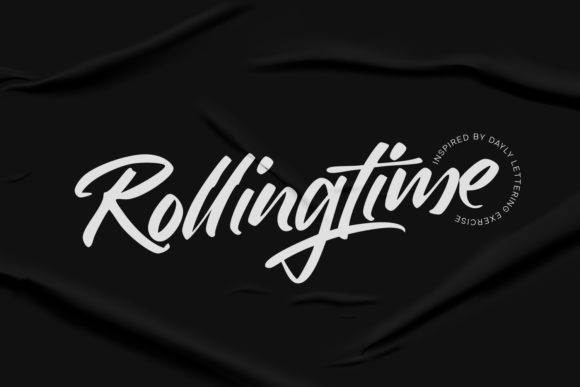 Rollingtime Font Poster 1
