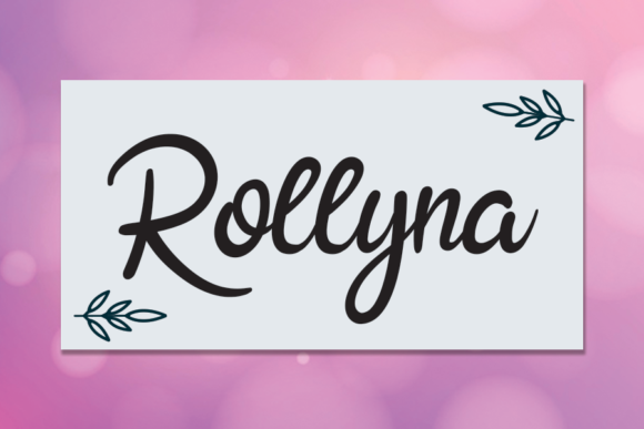 Rollyna Font Poster 1