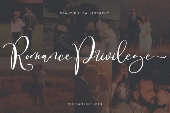 Romance Privilege Font Poster 1