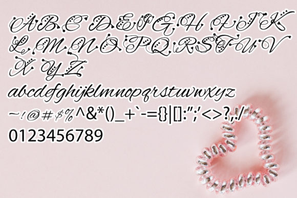 Romantic Font Poster 4