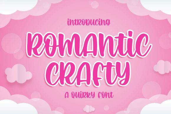 Romantic Crafty Font Poster 1