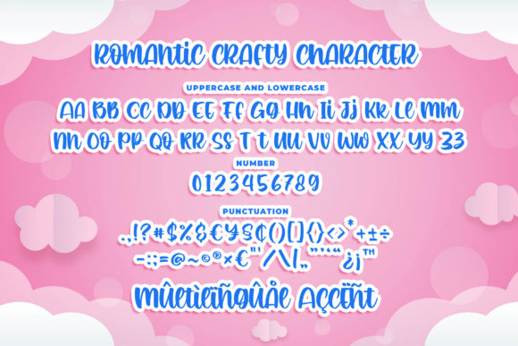 Romantic Crafty Font Poster 7