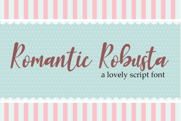 Romantic Robusta Font Poster 1