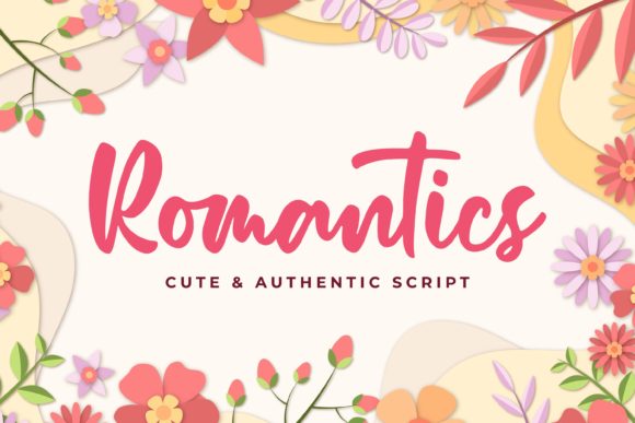 Romantics Font Poster 1