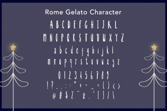 Rome Gelato Font Poster 5