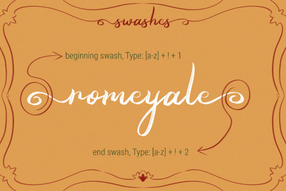Romeyale Font Poster 7