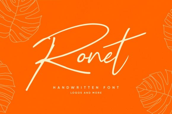 Ronet Font Poster 1