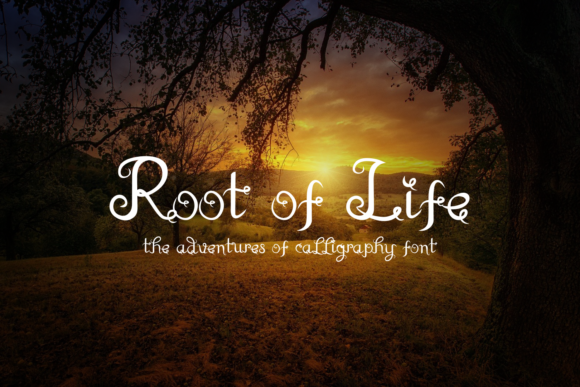 Root of Life Font Poster 1