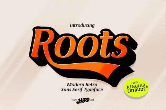 Roots Font Poster 1
