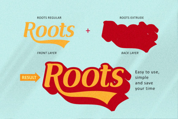 Roots Font Poster 8