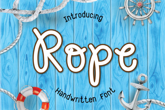 Rope Font Poster 1