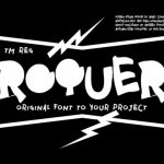 Roquer Font Poster 1