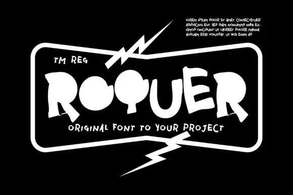 Roquer Font Roquer Font Poster 1