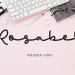 Rosabel Font Poster 1