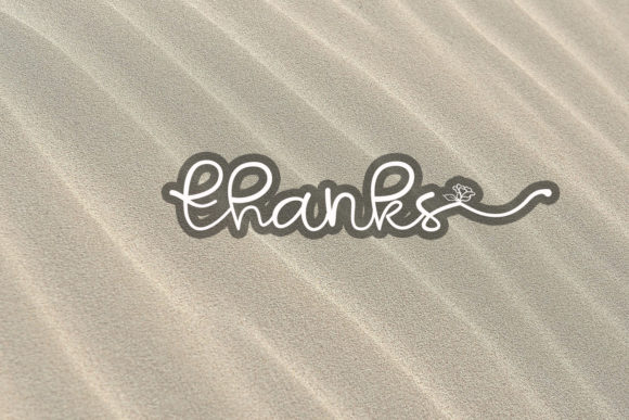 Rosalia Script Font Poster 6
