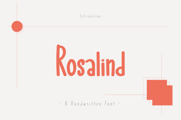 Rosalind Font Poster 1