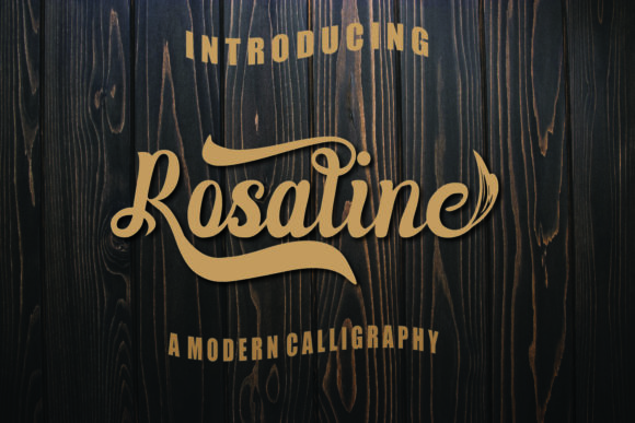 Rosaline Font Poster 1