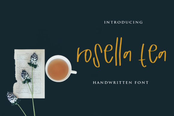 Rosella Tea Font Poster 1