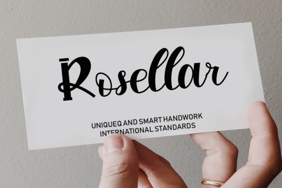 Rosellar Font Poster 1