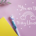 Rosemary the Unicorn Font Poster 5