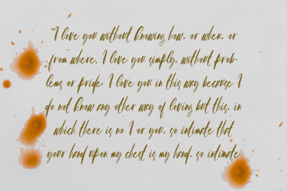 Roses Bloomer Font Poster 7