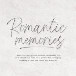Rosiecated Script Font Poster 4