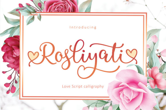 Rosliyati Font Poster 1