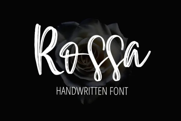 Rossa Font Rossa Font Poster 1