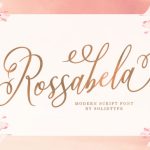Rossabela Font Poster 1
