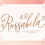 Rossabela Font Poster 1