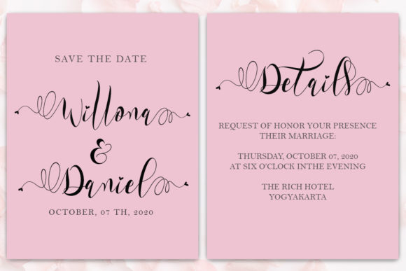 Rossaline Font Poster 6