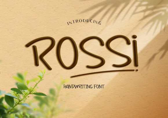 Rossi Font Poster 1