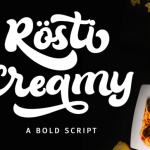 Rösti Creamy Font Poster 1