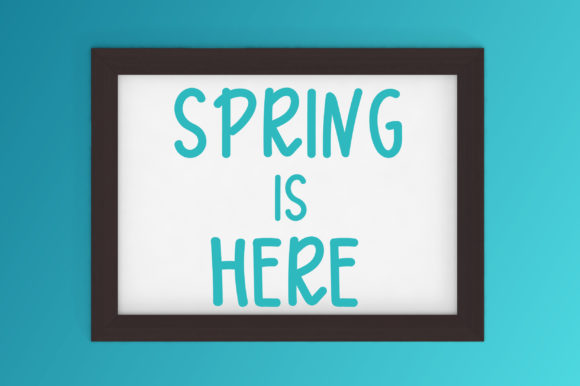 Rosy Daisy Font Poster 5