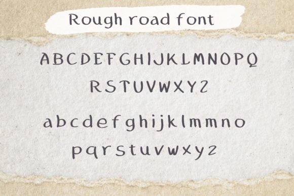 Rough Road Font Poster 5