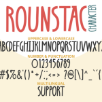 Rounstac Font Poster 2