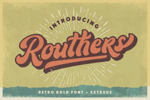 Routhers Font Poster 1