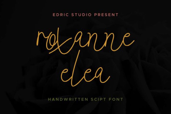 Roxanne Elea Font Poster 2