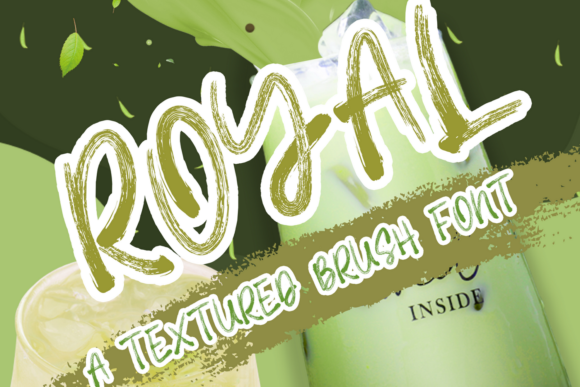 Royal Textured Font Poster 1