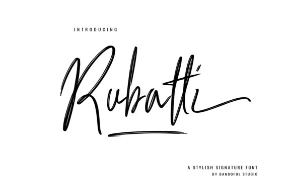 Rubatti Font Poster 1