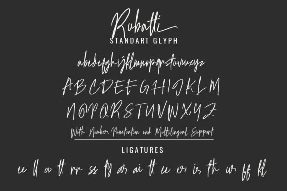 Rubatti Font Poster 12