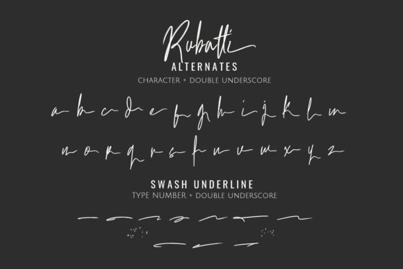 Rubatti Font Poster 13