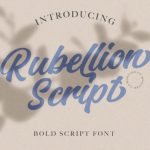 Rubelion Script Font Poster 1